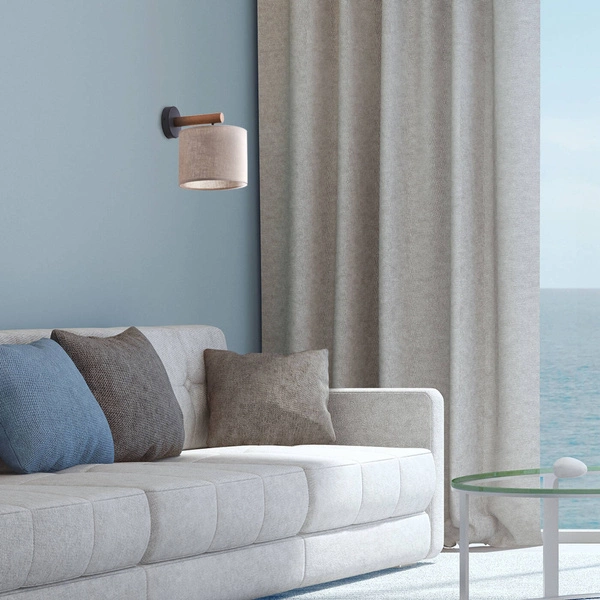 Kinkiet DEVA NATURE 6106 E27 60W w skandynawskim stylu | beżowy 6106