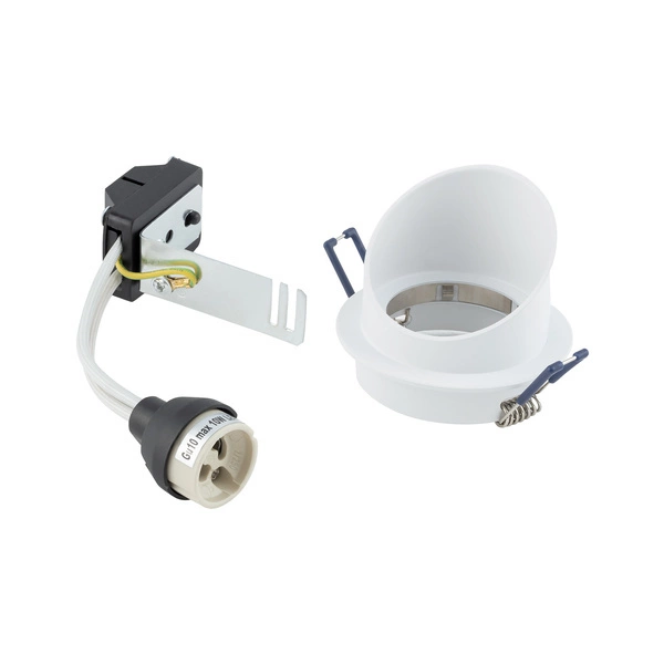 Lampa podtynkowa SOLTA szer. 7.5cm GU10 | biały 10492