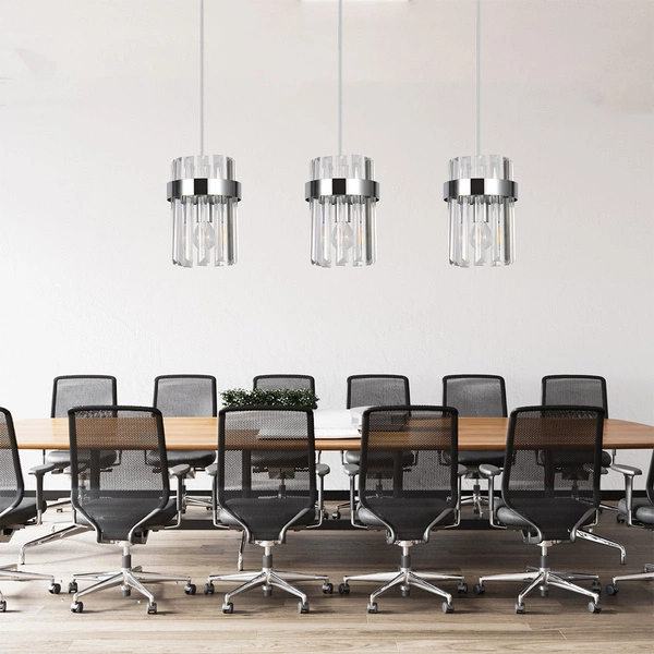 Lampa wisząca Vetro chrom 3xE14