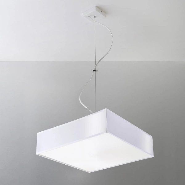 Lampa wisząca Sollux HORUS 35 Lampa PVC, Stal, biały 2 x15W LED, SL.0132