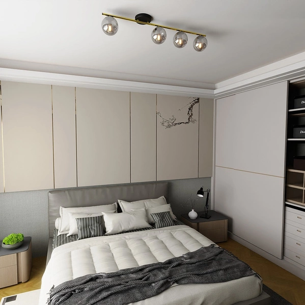 Lampa sufitowa Emibig MONZA 4 BL GRAFIT 1250/4