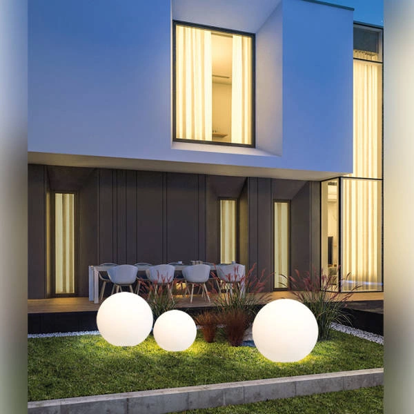 Świecąca kula ogrodowa CUMULUS M śr. 45cm 6977