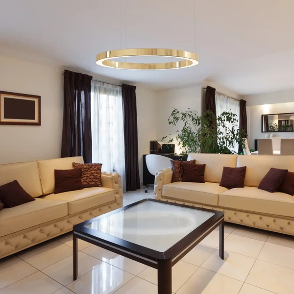 Żyrandol Aurum M 1xLED złoty PL0116-90