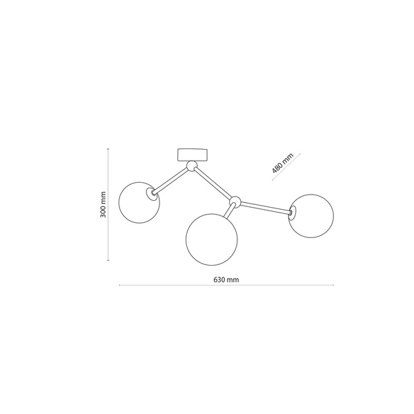 FAIRY GOLD LAMPA SUFITOWA 3 PŁ 6471