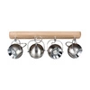 Ball Wood Lampa Sufitowa Incl. 4xLED GU10 5W Dąb Olejowany/Satyna 5131474L