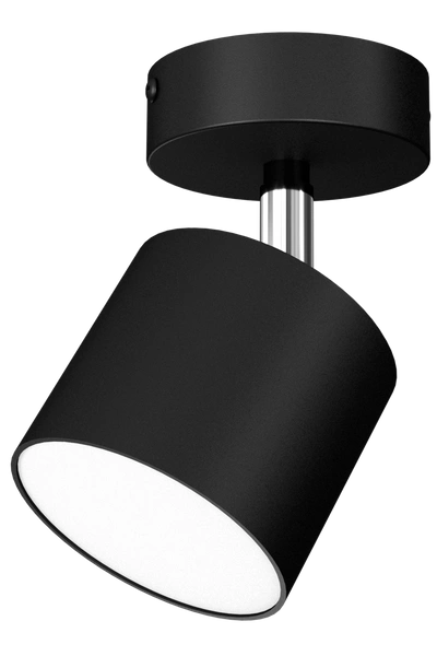Lampa sufitowa reflektorek DIXIE BLACK GX53 szer. 8cm | czarny