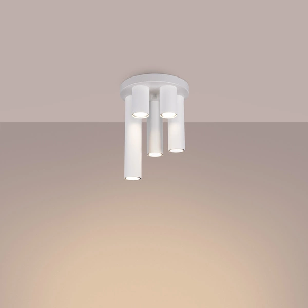 Plafon LAGOS 5P biały