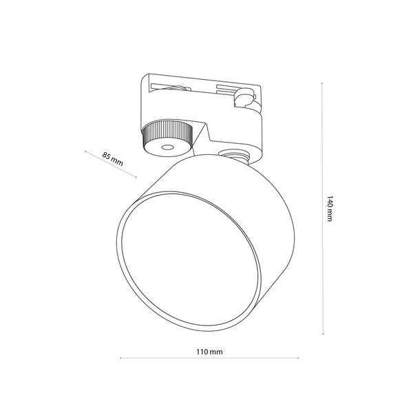 Reflektor do szyny TRACER 4397 1xGX53 biały 4397