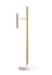 Aldex LAMPKA BIURKOWA TREVO WHITE BRASS 1097B40