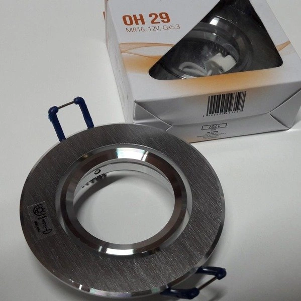 Pierścień ozdobny do opraw OH29 śr. 86mm GU10 / MR16 | chrom
