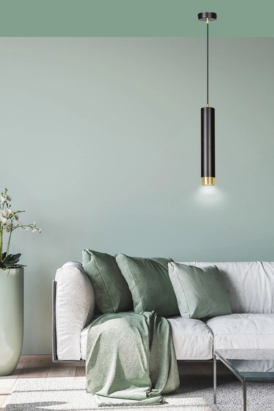 Lampa wisząca Emibig KIBO 1 BL/GOLD 644/1