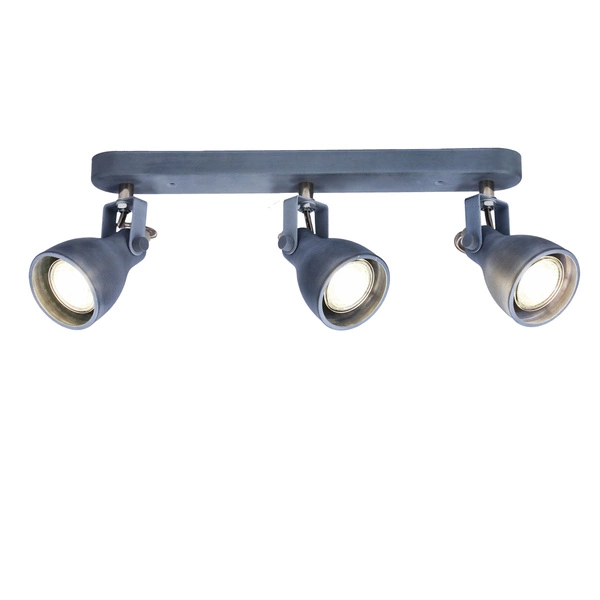 Lampa sufitowa ASH listwa 93-64301 3xGU10 szary mat