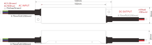 Zasilacz hermetyczny stałonapięciowy MPH IP67 24V 60W