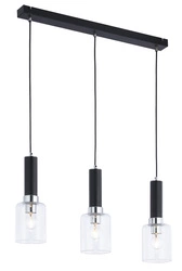 Nowoczesna Lampa wisząca TULUZA wys. 39-80cm 3xE27 15W IP20 | Chrom