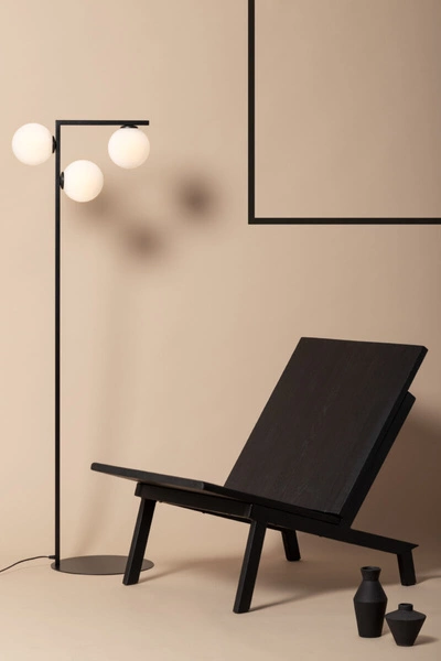 33288 Nowoczesna lampa stojąca ANDY czarna OP.OŚW. 3PŁ