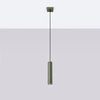 Lampa wisząca LAGOS 1 zielona oliwka