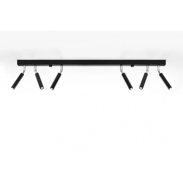 Nowoczesna lampa sufitowa EYETECH 6 SL.0901 czarna 6xG9