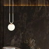 Lampa wisząca Emibig GLAM 1 Biały/OPAL 1115/1