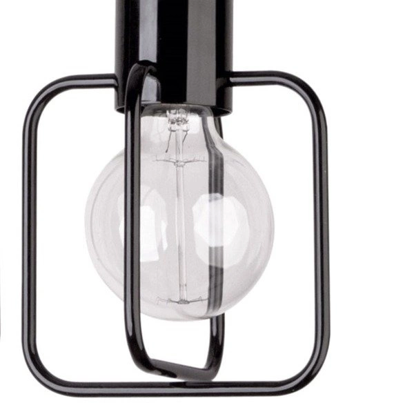 Lampa wisząca AURA III kwadrat czarna