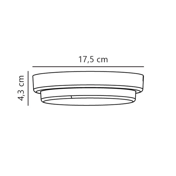 Kinkiet CUBA_OUT LED 3000K Biała ciepła Plastik | Czarny