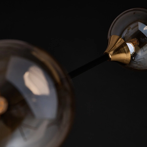 Azzardo SOLEN 6 BK/GO 4700