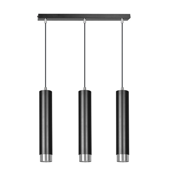 Lampa wisząca Emibig KIBO 3 BL/CHROME 643/3