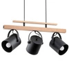 Lampa wisząca ALFA TEYLA DREWNIANA 3xE27 13cm | 63009