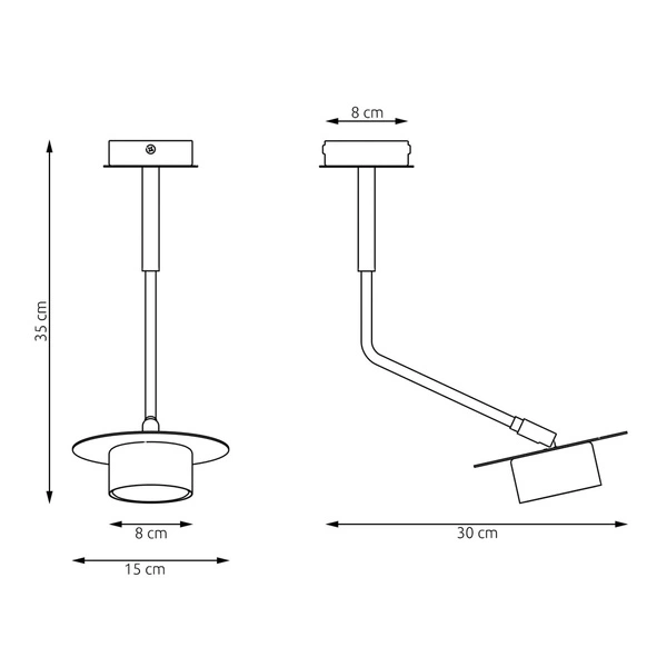 Lampa wisząca Emibig MIZU 1 BL 1448/1