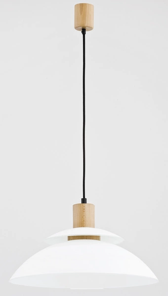 Lampa wisząca ALFA TROPIC DREWNIANA 1xE27 44cm | 60356