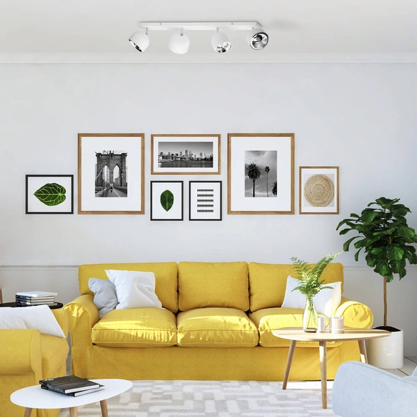 ALTEA WHITE LAMPA SUFITOWA 4 PŁ + ŻARÓWKI 6516