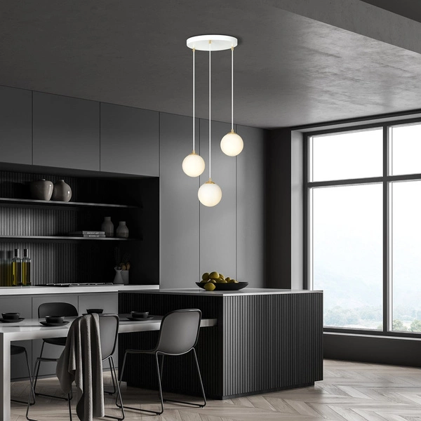 Lampa wisząca Emibig ROYAL 3 WH 1244/3