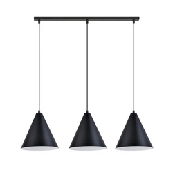Lampa wisząca Emibig REBEL 3 Czarny/Biały 1270/3