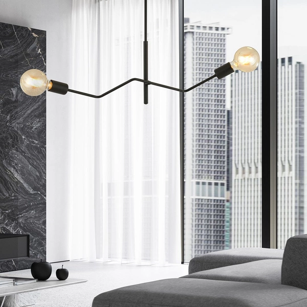 Lampa sufitowa Emibig FRIX 2 Czarny 1126/2