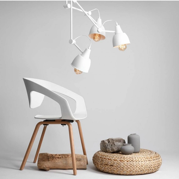 Aldex Lampa sufitowa AIDA 3, 814PL_E, biała, 3x60W E27