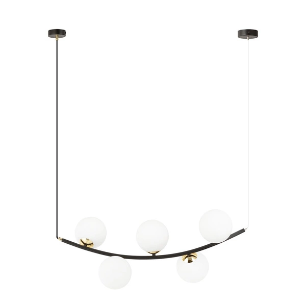Lampa wisząca Emibig RITZ 5 BL OPAL 1298/5
