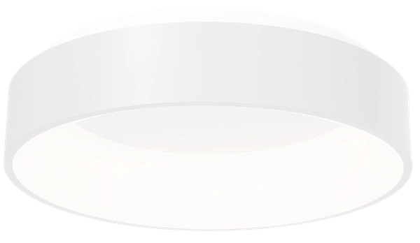 Biały plafon OHIO LED, śr 45cm 24W