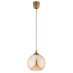 Lampa wisząca ALFA FICO 200 ZŁOTA 1xE27 20cm | 61376