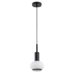 Lampa wisząca ALFA ZEBRA CZARNO-BIAŁA 1xE14 16cm | 61196