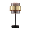 Lampa stołowa Miele, czarny/dymiony/złoty, 1x40W E14