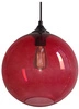 Lampa wisząca EDISON 31-21410 klosz czerwony + żarówka 60W E27