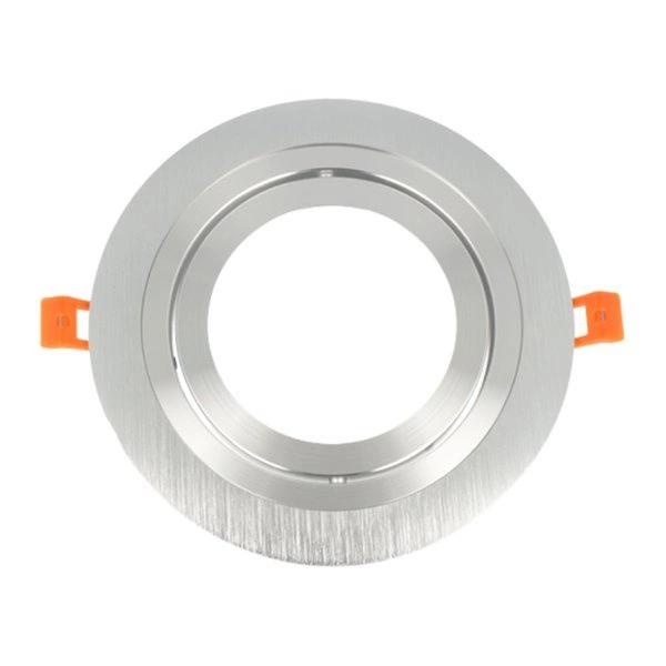 Oprawa oczko sufitowe aluminiowe AR111 okrągłe ruchome | srebrny
