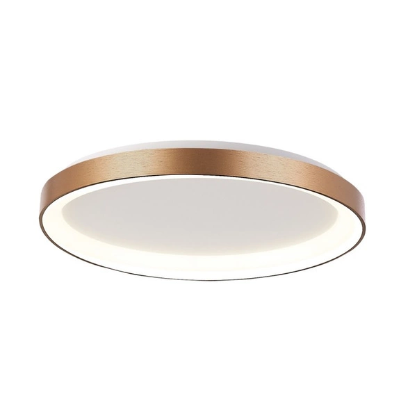 Plafon Italux Vico 78cm 60W LED barwa zmienna (CCT) | złoty
