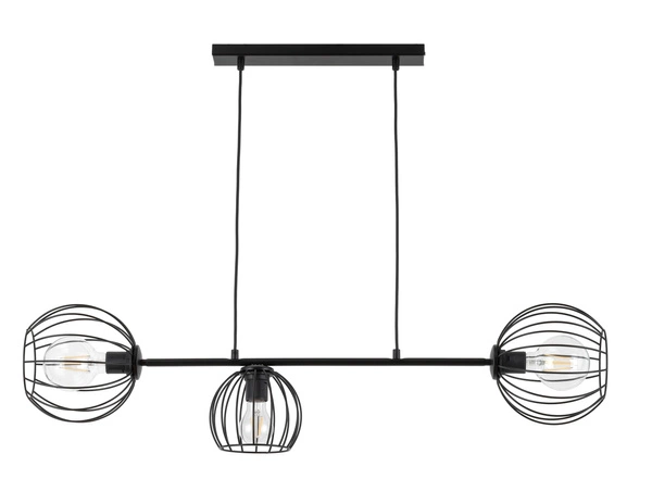 Lampa Sigma MADAM 3 czarny lampa wisząca 32370