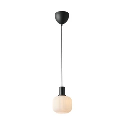 Lampa wisząca MILFORD E14 40W Szkło | Czarny