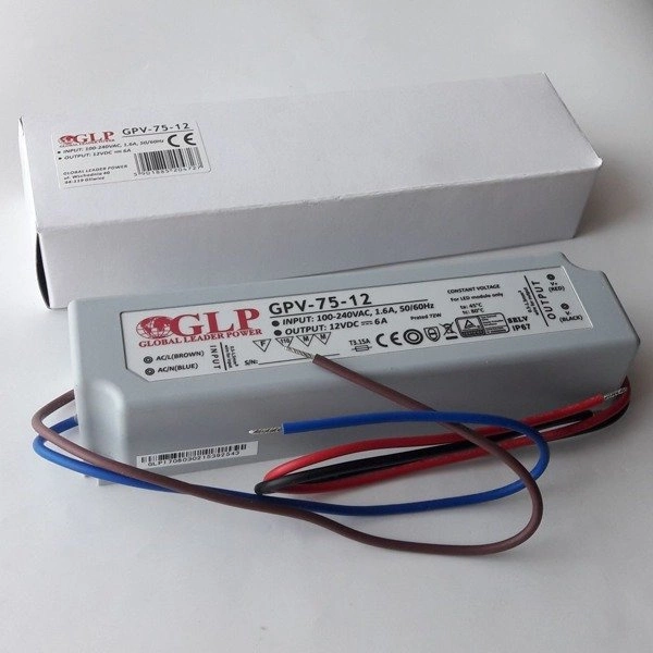 Zasilacz IP67 LED GLP GPV-75-12 75W