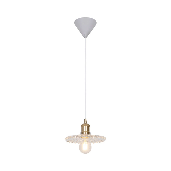 Lampa wisząca TORINA E27 40W Szkło | Przezroczysty