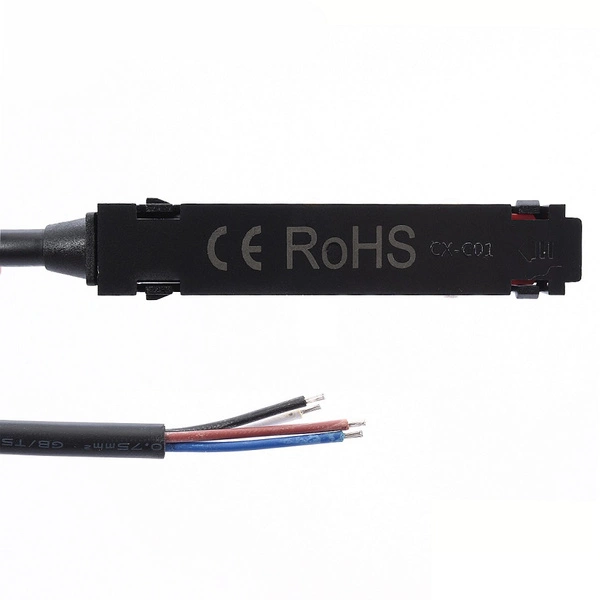 Końcówka zasilająca do szyn magnetycznych 48V | czarny