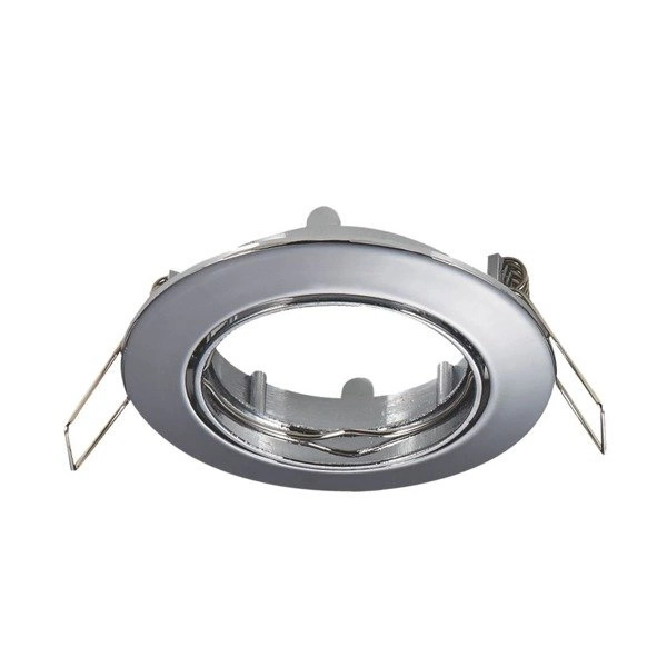 Spot oczko GU10 okrąg 8,2cm chrom srebrne