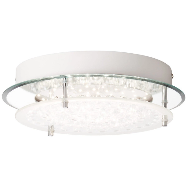 Lampa sufitowa Plafon Jolene Brilliant 1x10W LED Chrom Szkło