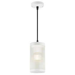 Lampa wisząca COUPAR E27 25W Plastik | Biały